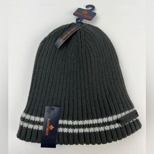 Rainforest Men's Beanie Winter Hat Charcoal Ligth Grey Heather One Size